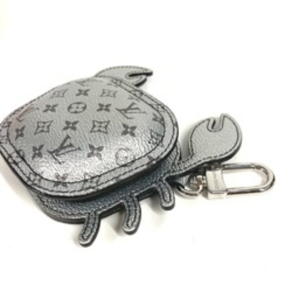 LOUIS VUITTON M02529 Monogram Club Crab Charm Wallet/Coin Case Pouch Key Holder - Picture 11 of 16